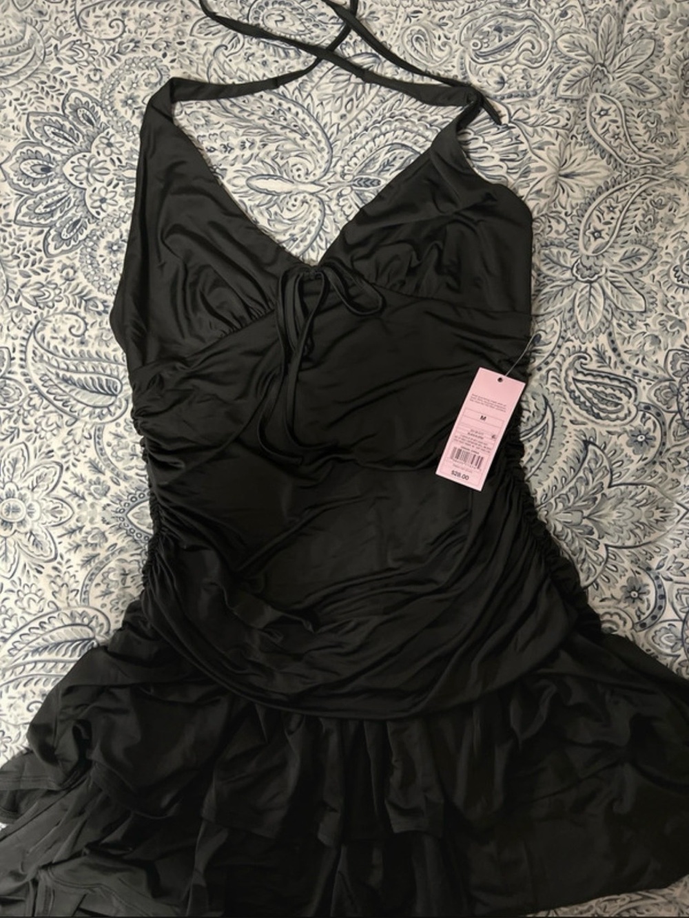 Target Black Ruffled Mini Dress